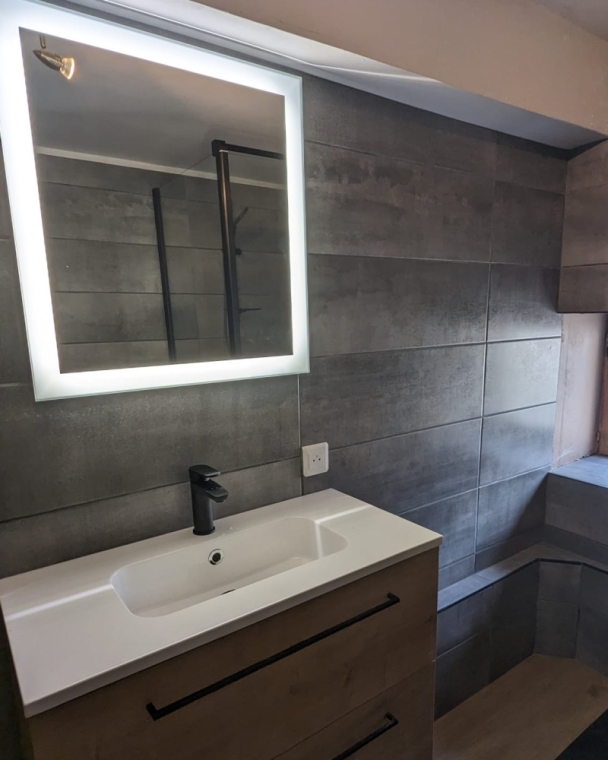 Rénovation de salle de bain à Genouilly , Verdun-sur-le-Doubs, B&C