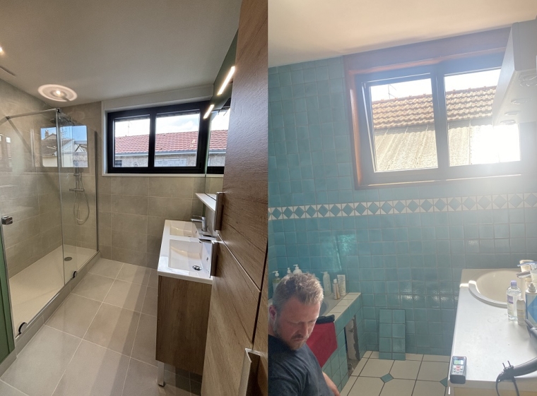 Rénovation de salle de bain clef en main, Chalon sur Saône, B&C sarl